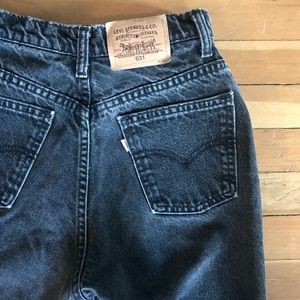 Orange tab High waisted Levi’s